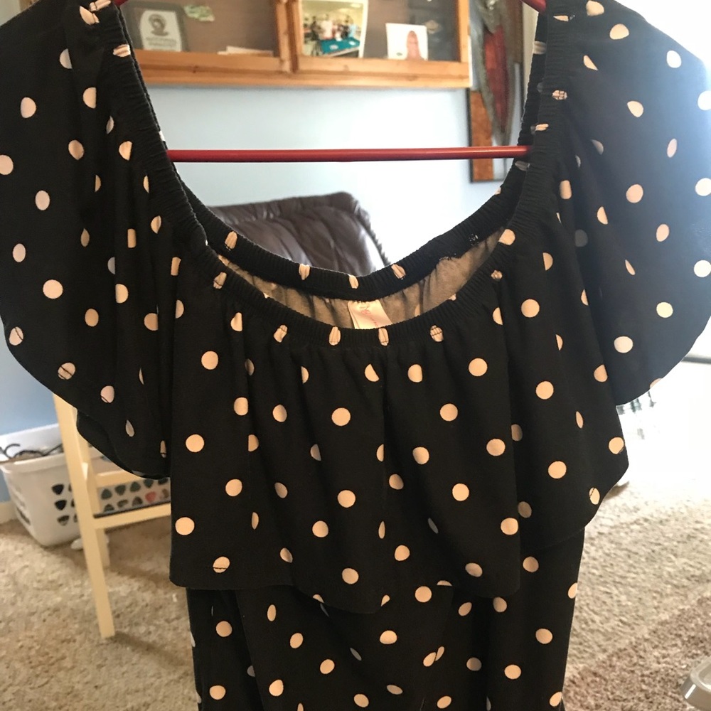 Polka dot one piece